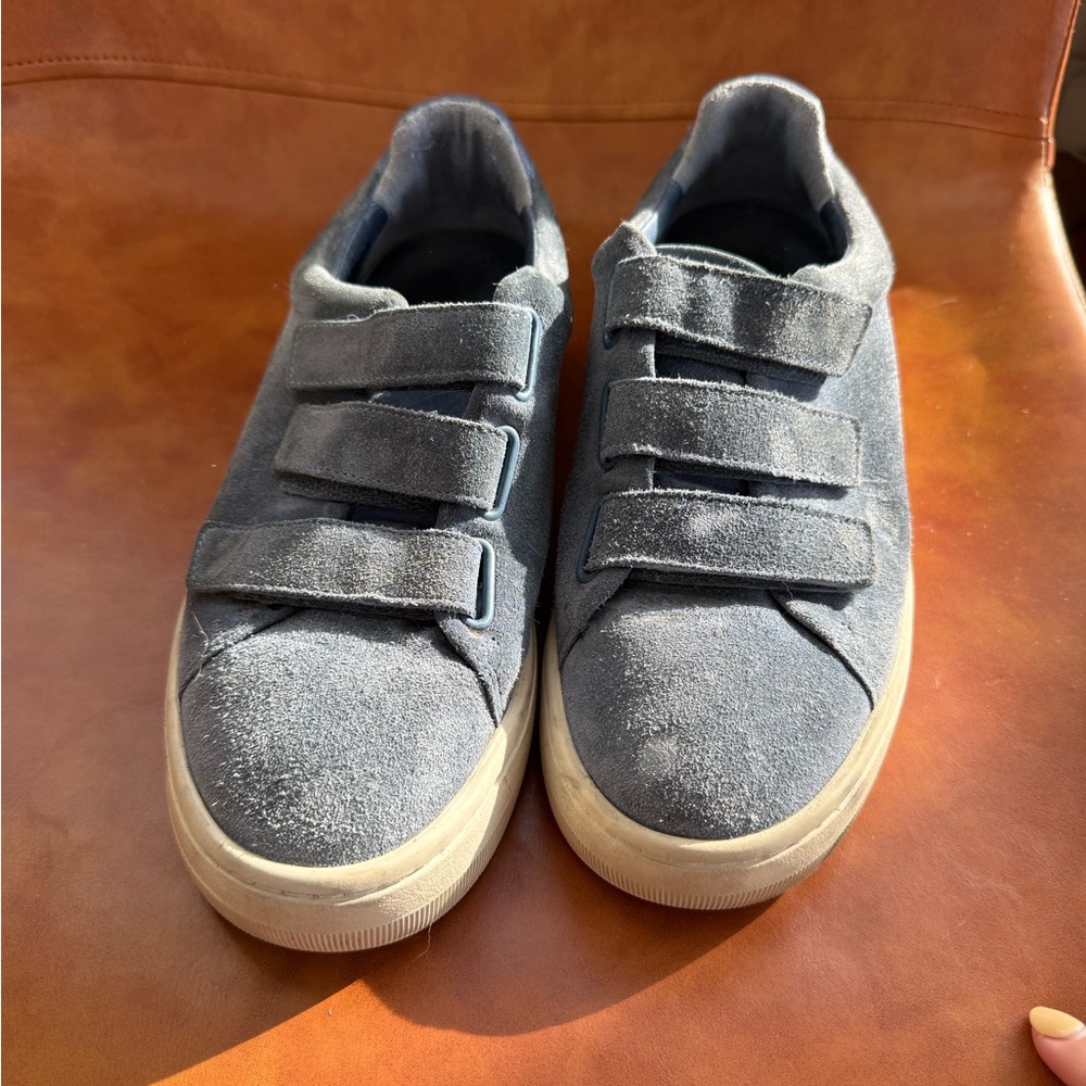 Sandro Blue Velcro Sneakers